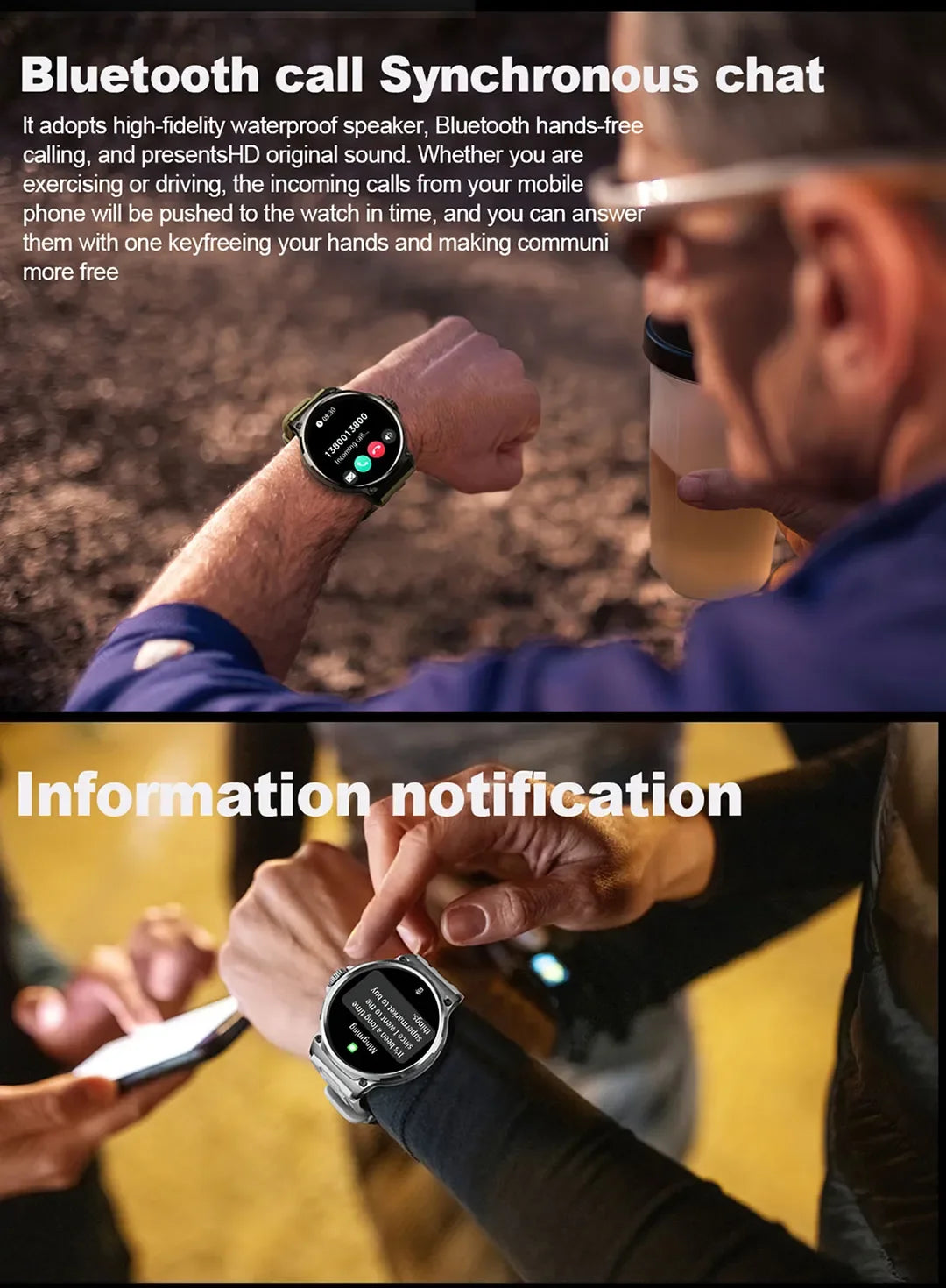 Smartwatch V69 β Stijlvolle en Multifunctionele Horloge voor Heren