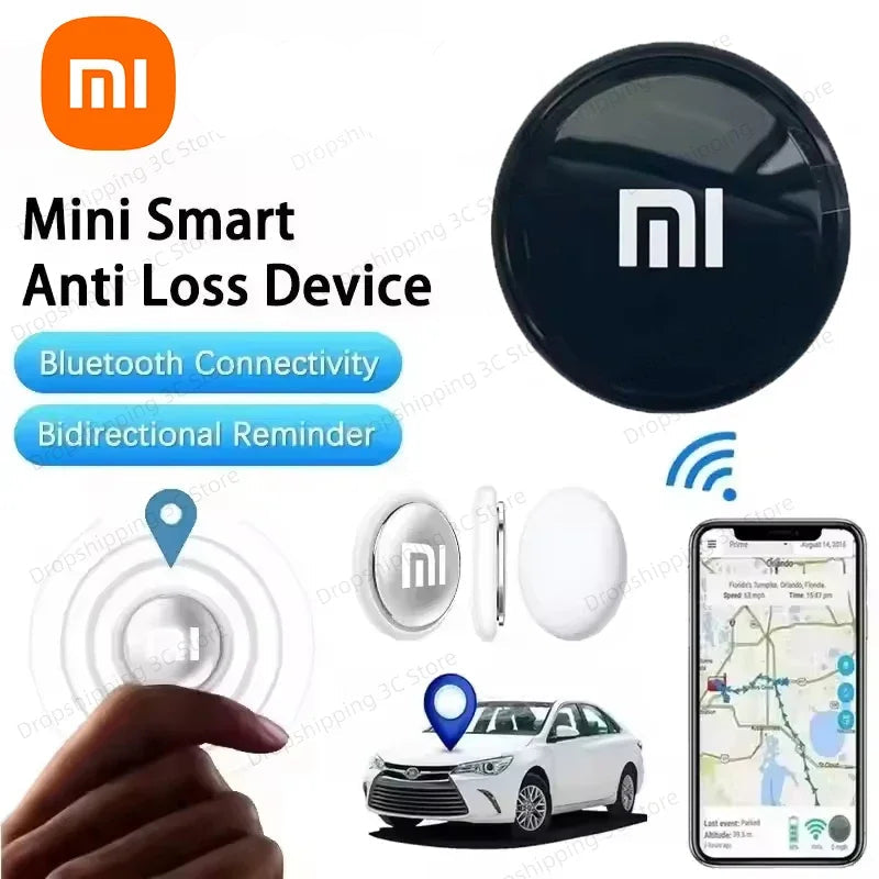 Xiaomi Mini Gps Tracker System FindMy App Air Tag Smart Bluetooth Locator Child Finder Bag Anti-Loss Pet Collar with Tracker New