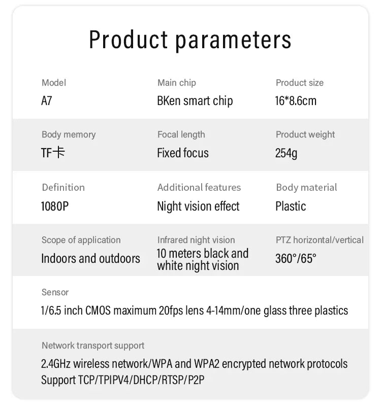 3mp Wifi IP Camera Outdoor Wired Security Human Tracking Two Way Audio Night Color Surveillance Camera AI Cam