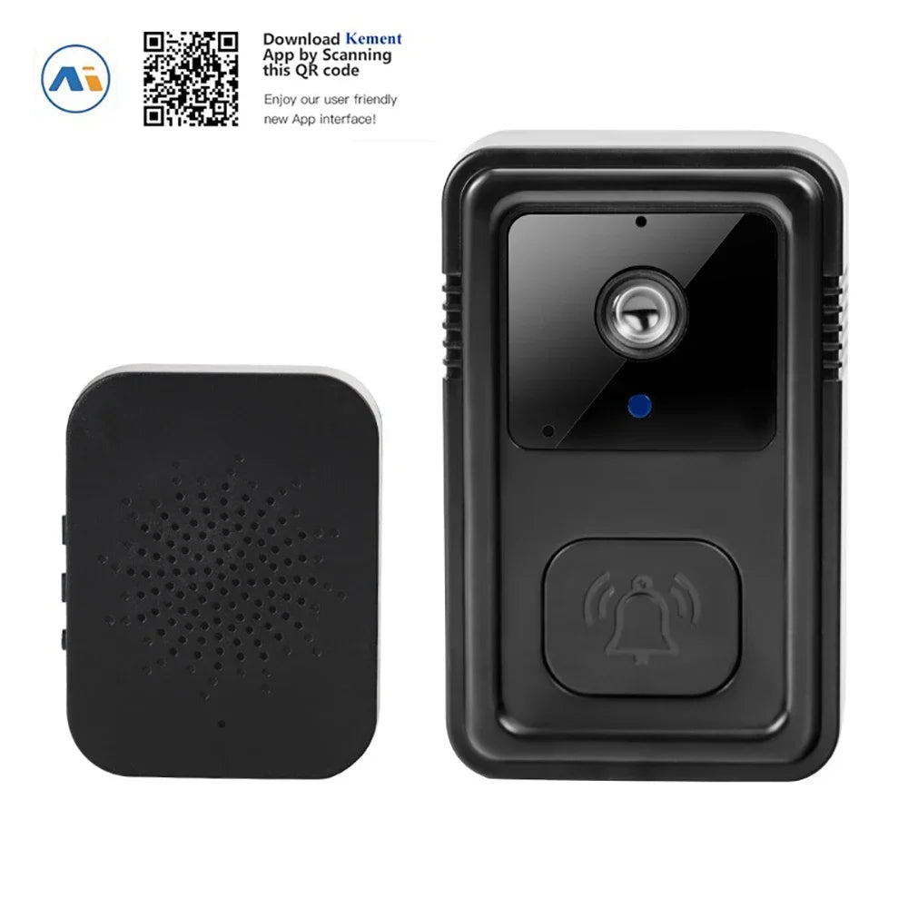 Tuya Wireless WiFi Doorbell Camera Video Two-Way Intercom Doorbell Smart Home Voice Change Doorbell Night Vision Security Camera