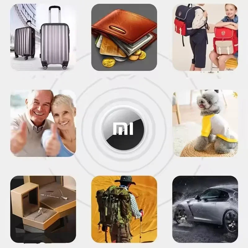 Xiaomi Mini Gps Tracker System FindMy App Air Tag Smart Bluetooth Locator Child Finder Bag Anti-Loss Pet Collar with Tracker New