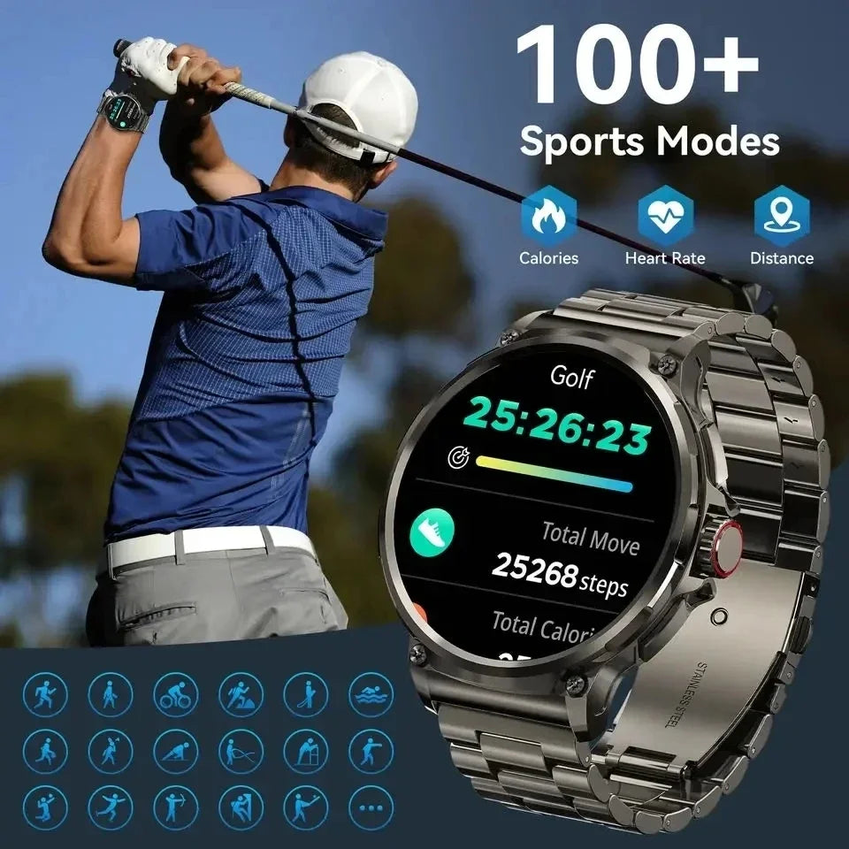 Smartwatch V69 – Stijlvolle en Multifunctionele Horloge voor Heren
