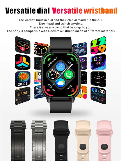 LIGE 2025 For Huawei GPS Smart Watch Women 2.01" HD Screen Bluetooth Call Wristwatch Waterproof Compass Outdoor Smartwatch Men
