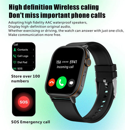 LIGE 2025 For Huawei GPS Smart Watch Women 2.01" HD Screen Bluetooth Call Wristwatch Waterproof Compass Outdoor Smartwatch Men
