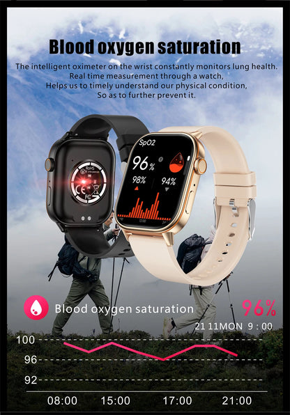 LIGE 2025 For Huawei GPS Smart Watch Women 2.01" HD Screen Bluetooth Call Wristwatch Waterproof Compass Outdoor Smartwatch Men