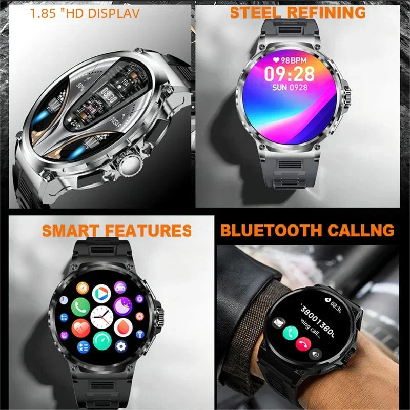 Smartwatch V69 – Stijlvolle en Multifunctionele Horloge voor Heren