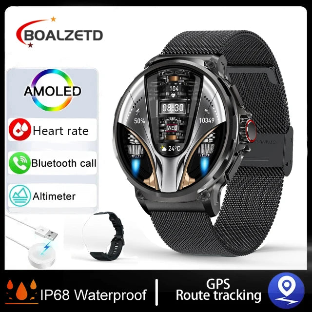 Smartwatch V69 – Stijlvolle en Multifunctionele Horloge voor Heren