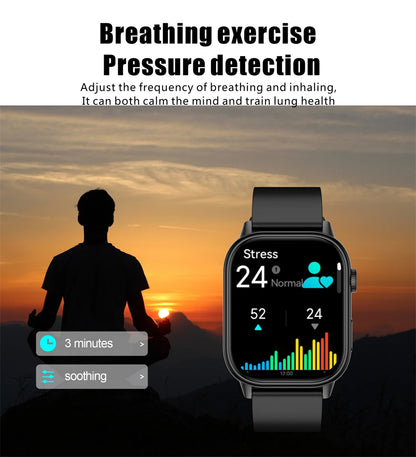LIGE 2025 For Huawei GPS Smart Watch Women 2.01" HD Screen Bluetooth Call Wristwatch Waterproof Compass Outdoor Smartwatch Men