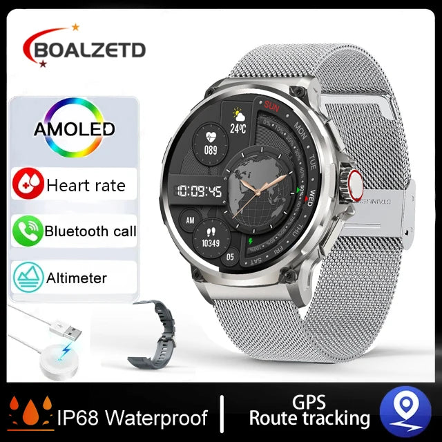 Smartwatch V69 – Stijlvolle en Multifunctionele Horloge voor Heren